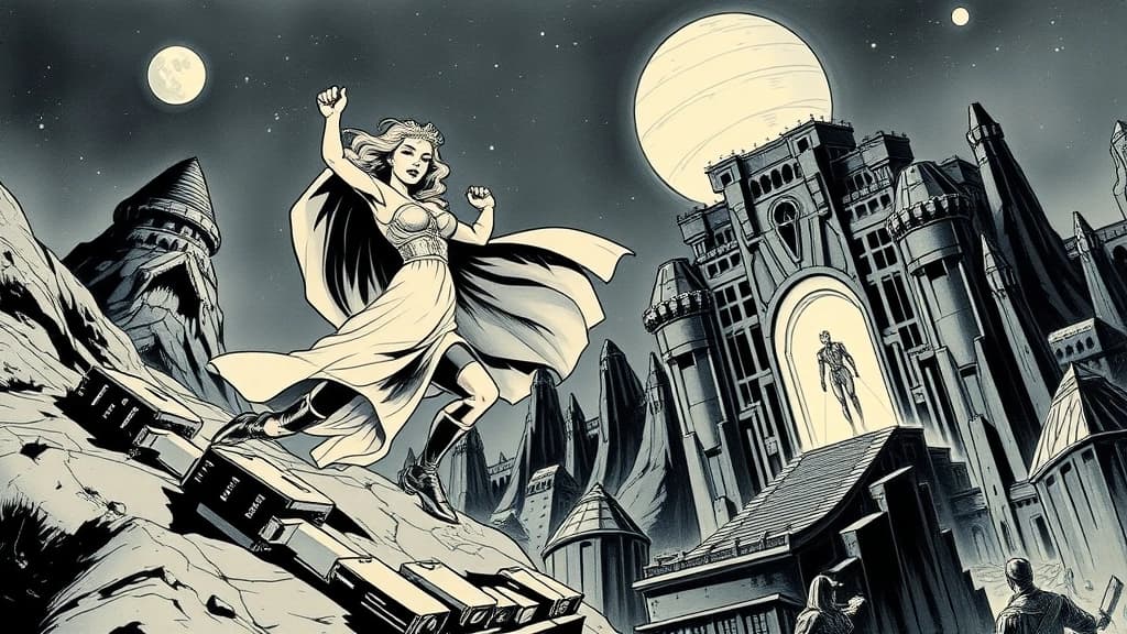 AI Classic Pulp Comic Generator